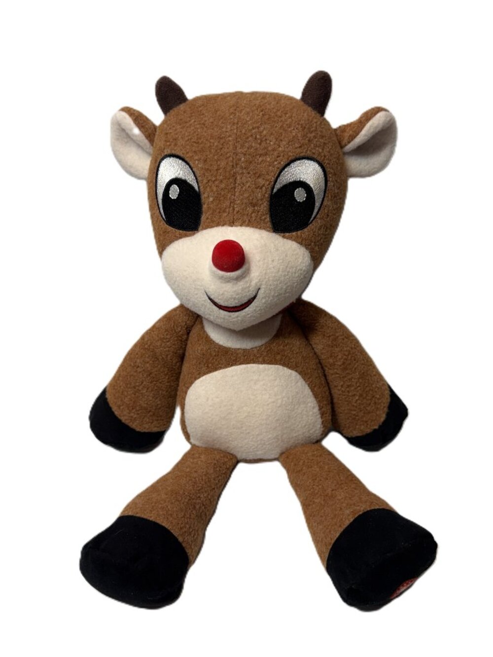 Hallmark Rudolph Plush Talking Sound Stuffed Reindeer Christmas Holiday 12”